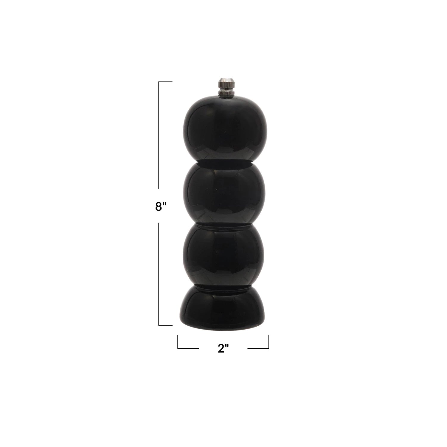 Black Salt & Pepper Mill Set