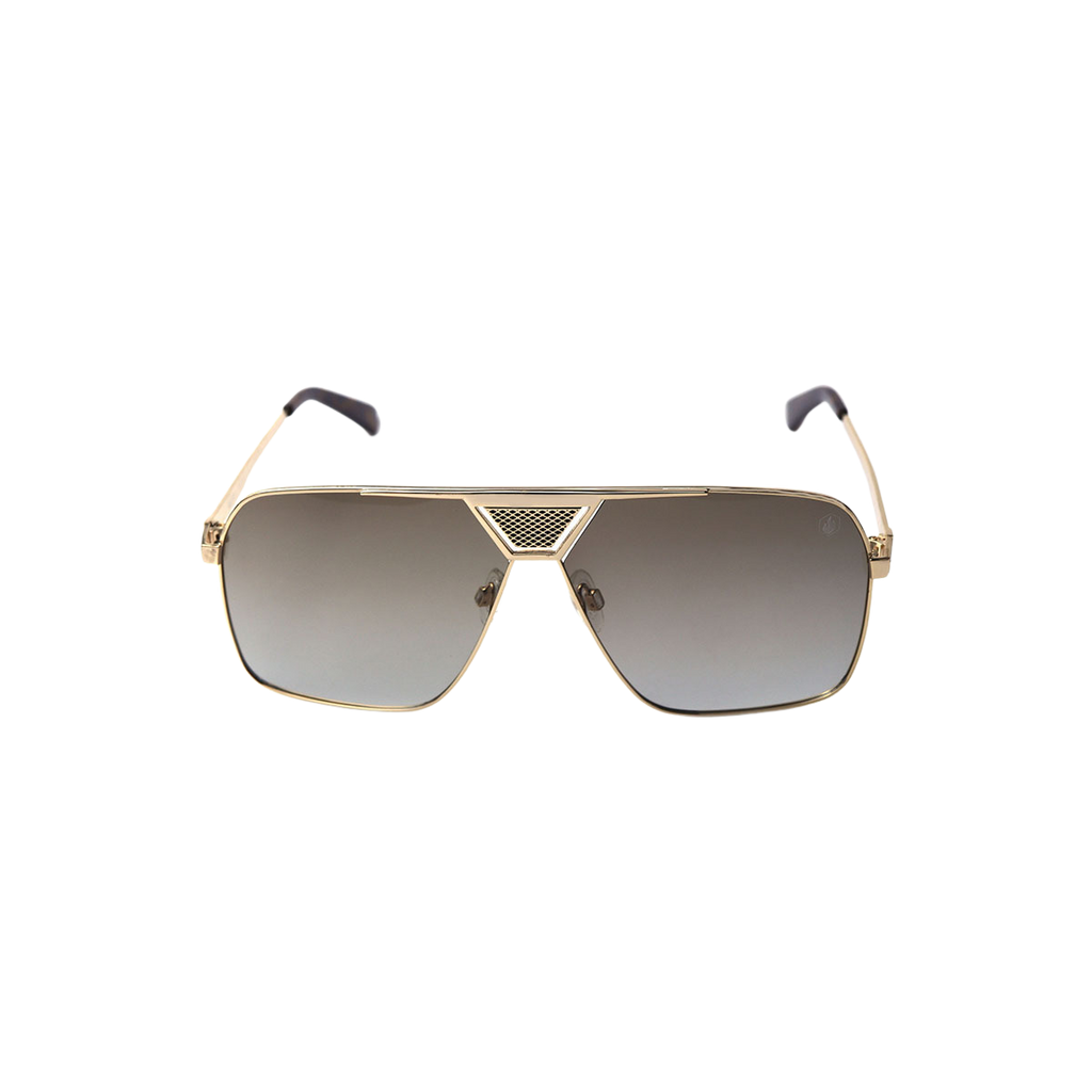 West Gold Frame/Brown Lens