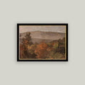 Autumn Tree Tops Framed Antique Art