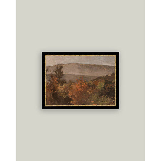 Autumn Tree Tops Framed Antique Art