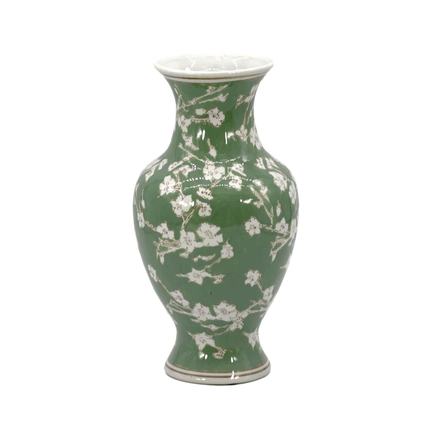 Ceramic Chinoiserie Vase 14" | Bridal Shower Kaitlyn Woodman & Trace Clark