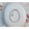 Sterling Silver Baby's 1st Pearls Bracelet Keepsake Gift