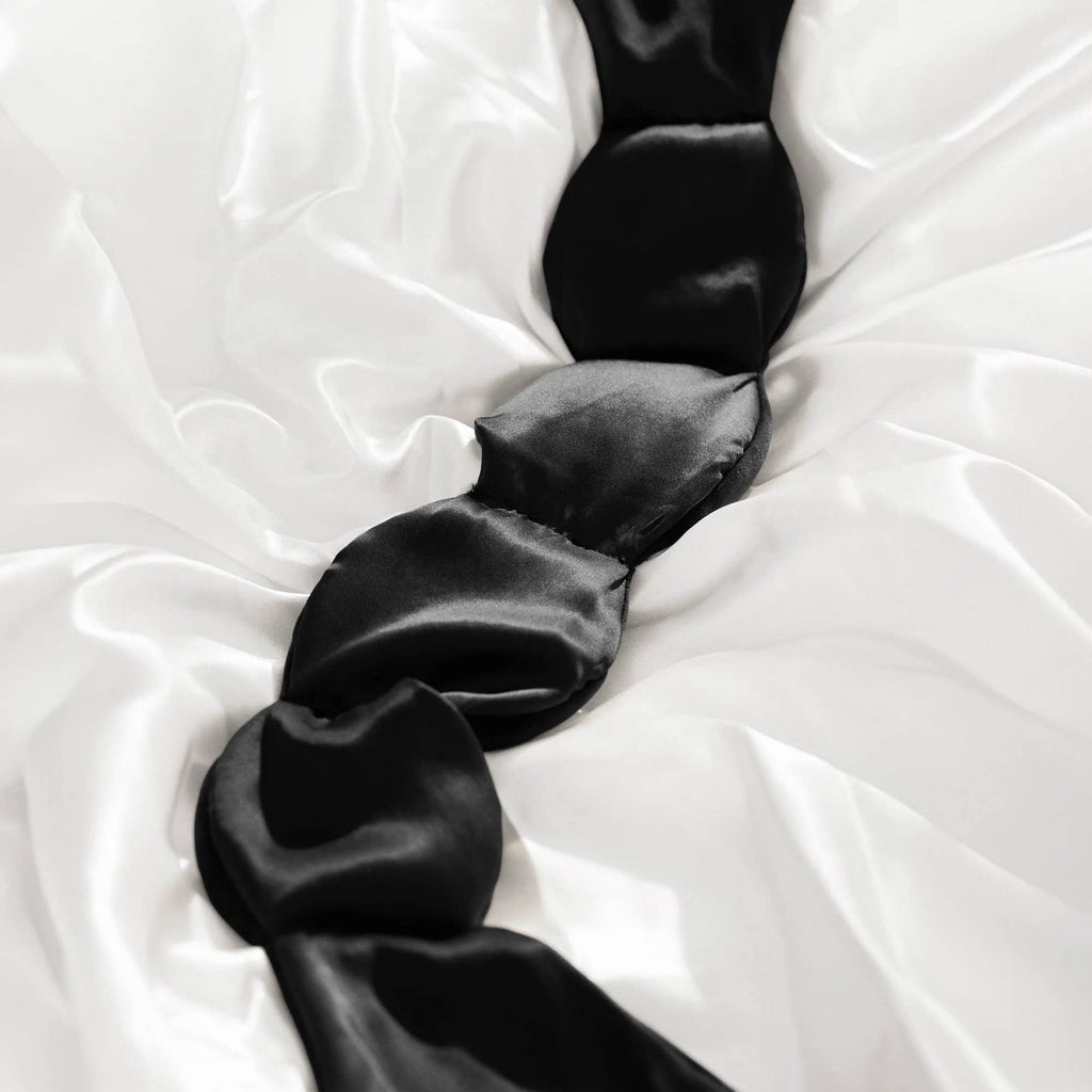 Nodpod Silk Weighted Sleep Mask - Noir