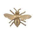 Decorative Figurine - Gold Metal Decorative Busy Bee, 8 in.