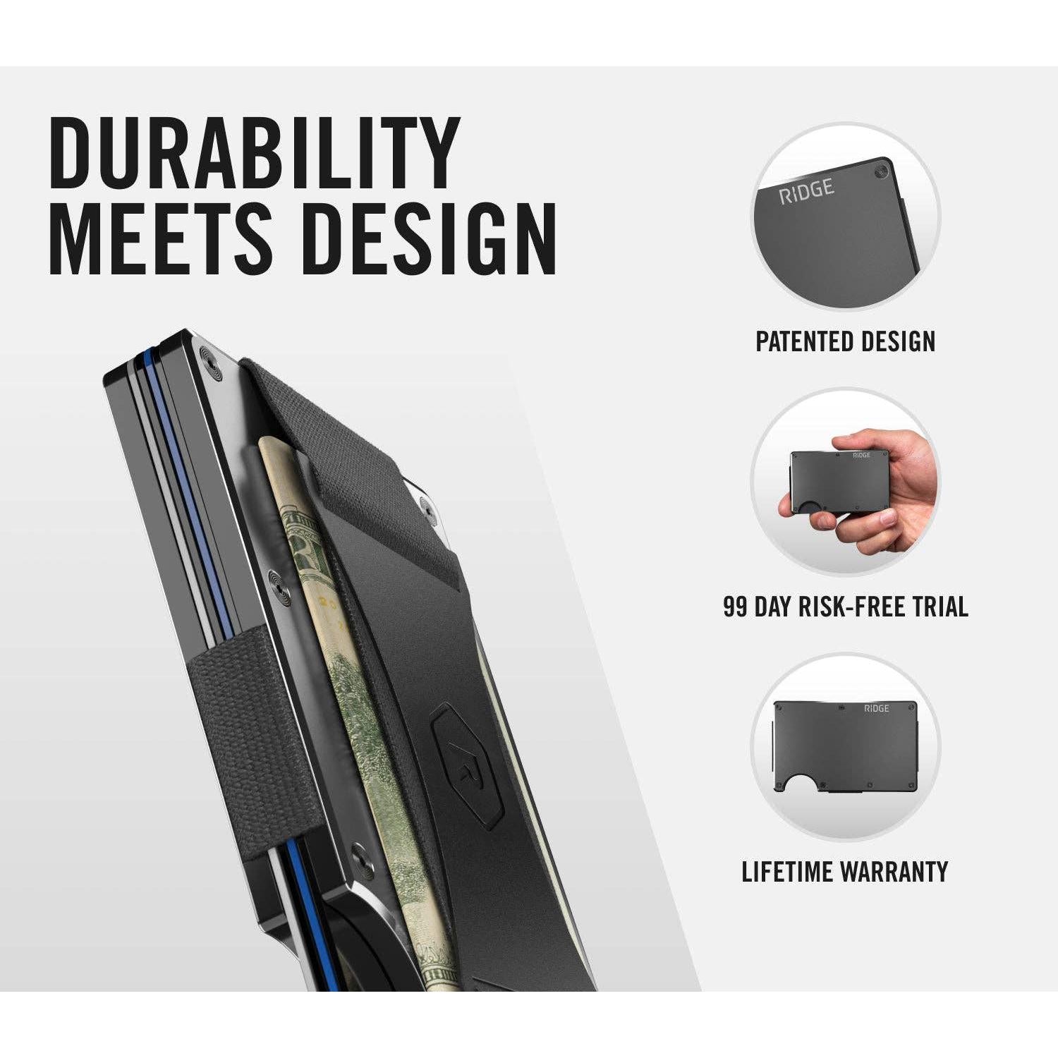 Ridge Wallet 2.0 - Gunmetal