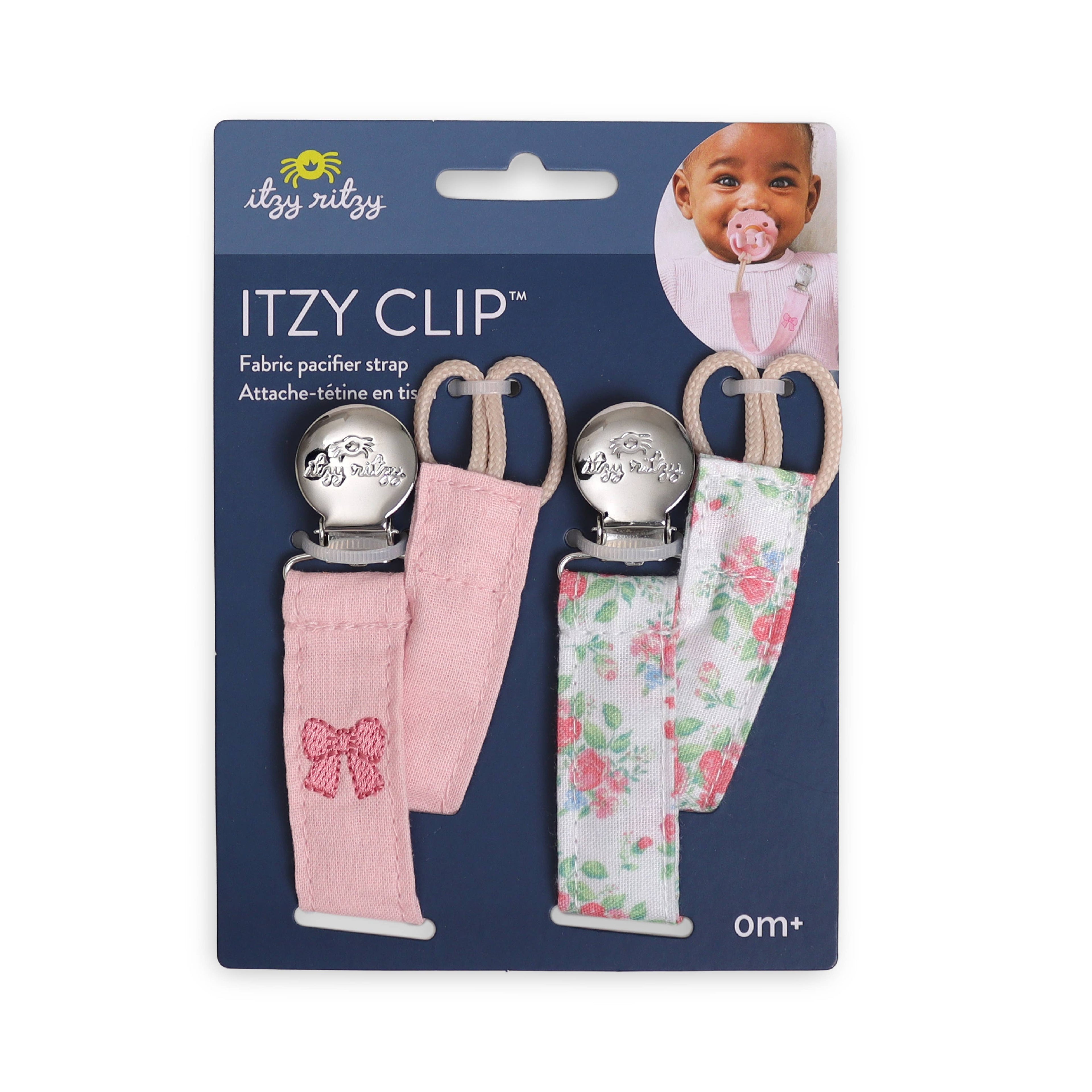Itzy Clip, Fabric Pacifier Strap | Baby Shower Mackenzie Buesinger