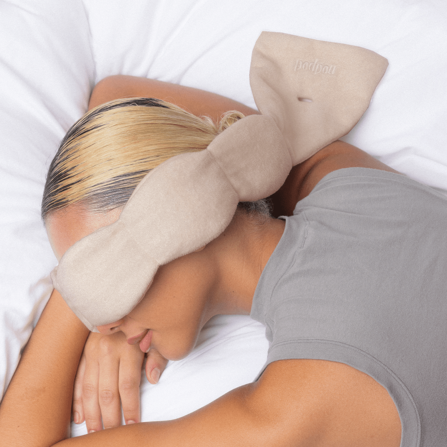 Nodpod Weighted Sleep Mask - Latte