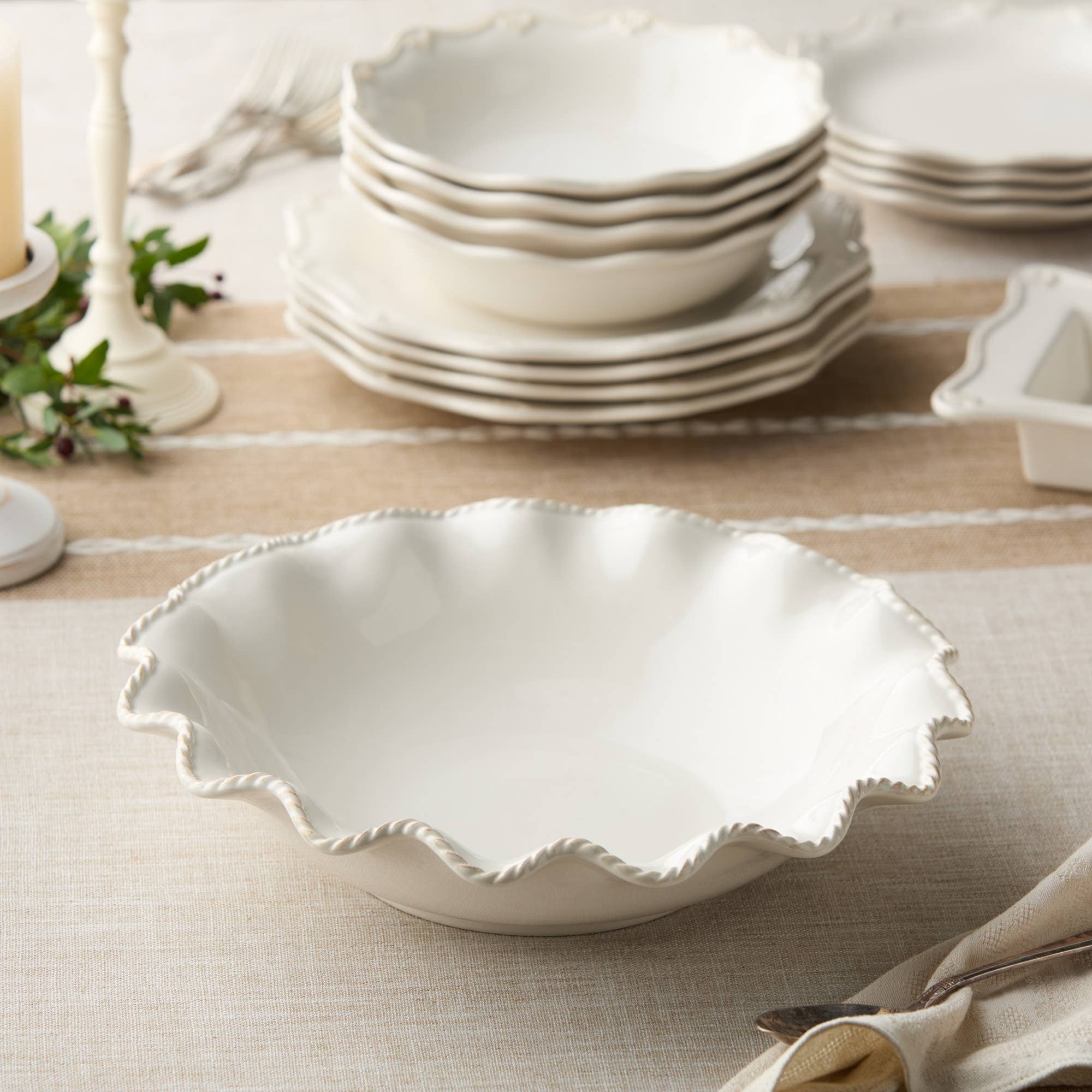 Heritage Stoneware Serving Bowl