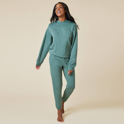 Athleisure DreamTech Oversize Hoodie Lounge Set for Women