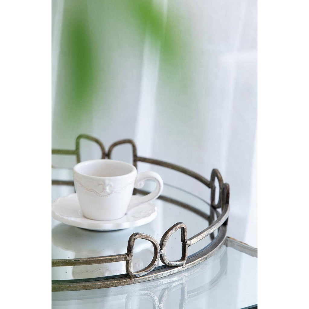 Round Mirror Tray - Large
