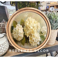 Redeemed Decor Round Hydrangea Painting Art