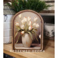 Redeemed Decor Arch Top Tulips Framed Art