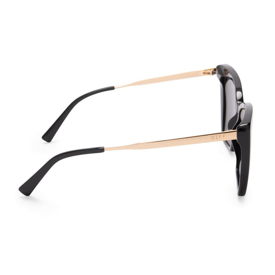 DIFF EYEWEAR Becky IV Amber Tortoise + Brown Gradient Polarized
