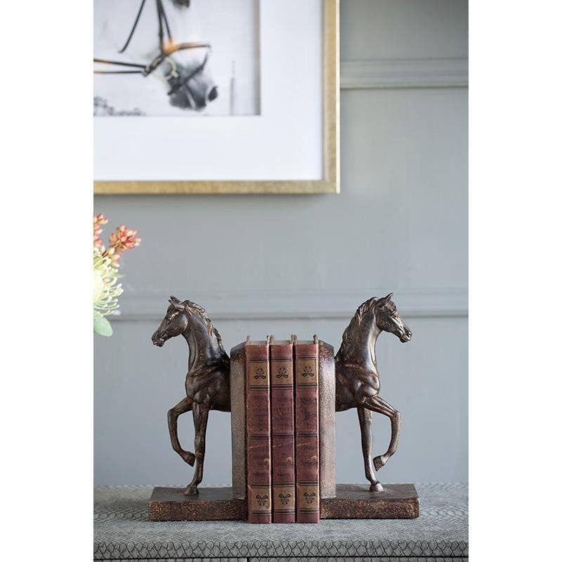 Cavalier Horse Bookends