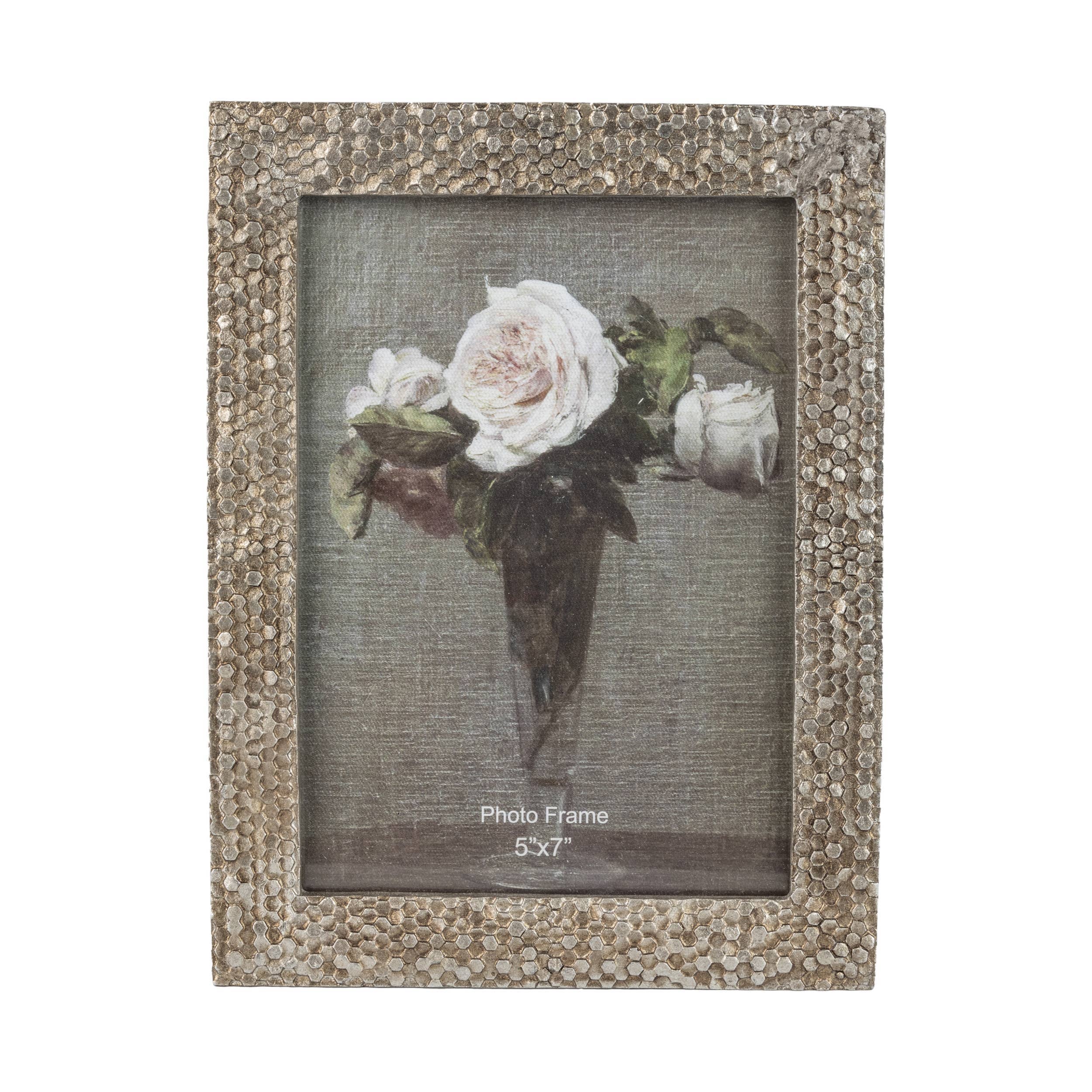 Chainmail Picture Frame, Silver 5X7