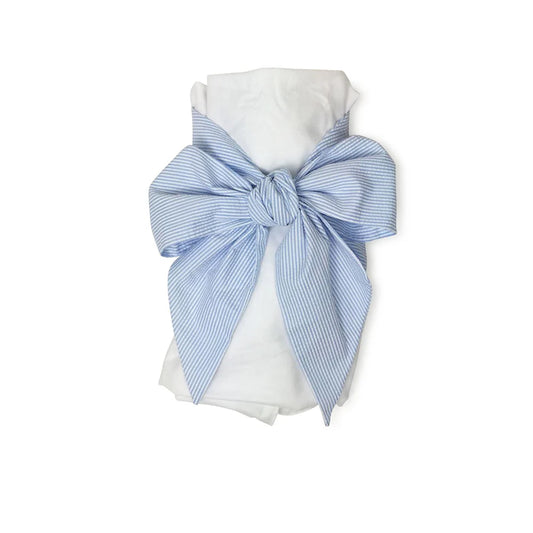 Bow Swaddle, Seersucker