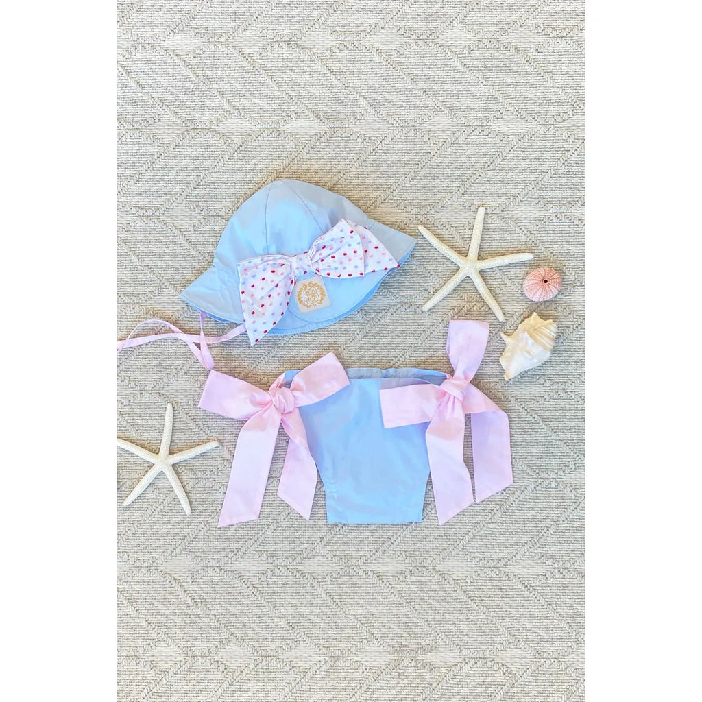 Beverly Bow Bloomer, Buckhead Blue and Palm Beach Pink