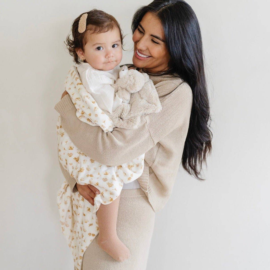 Minky Stretch Receiving  Blankets