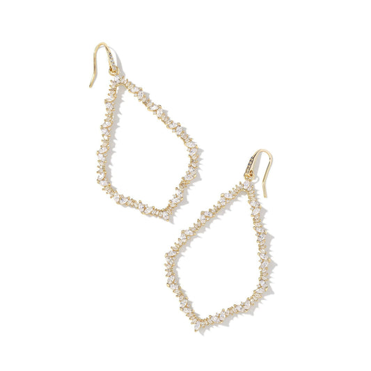 Sophee Crystal Open Frame Earrings