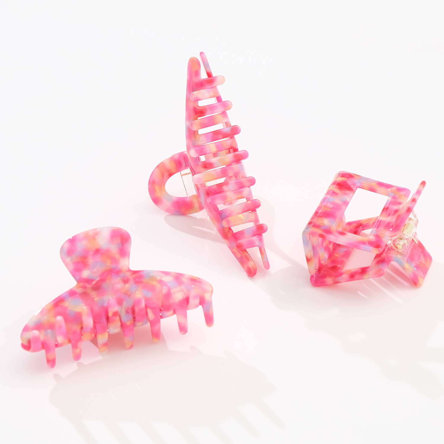 Pink Punch Claw Clips