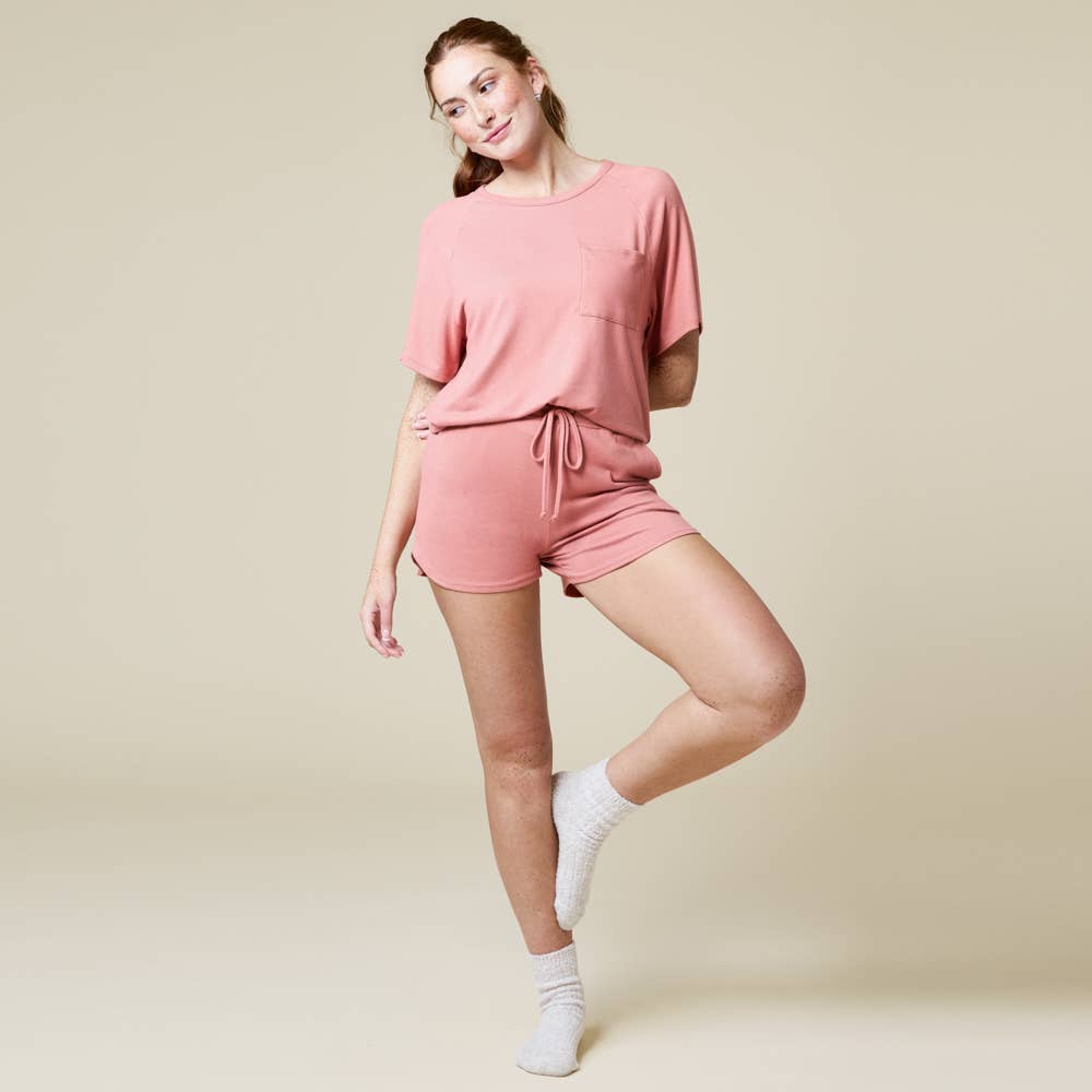 Dream Slouchy Tee with Shorts Lounge Set