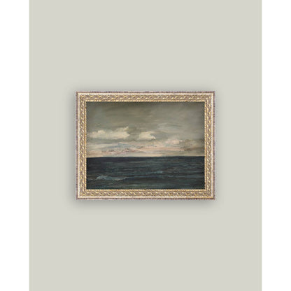 Ocean View Framed Antique Art