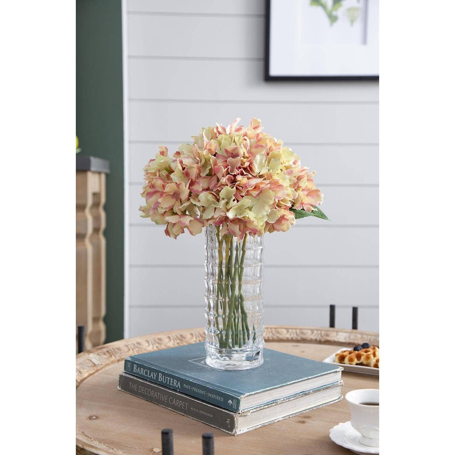 Blush Almost Real Hydrangea Stem