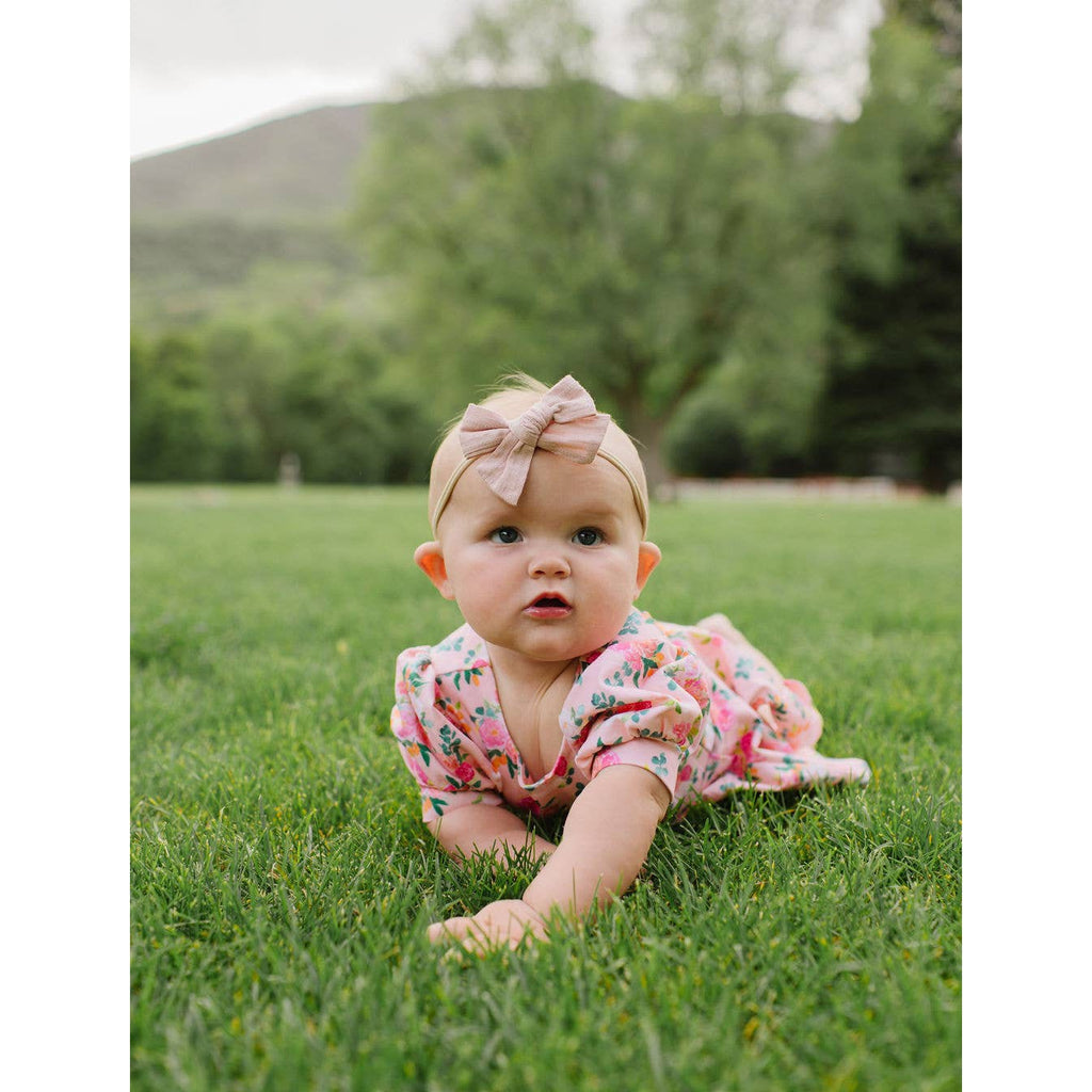 Ollie Jay Skirted Leo in Peach Bouquet