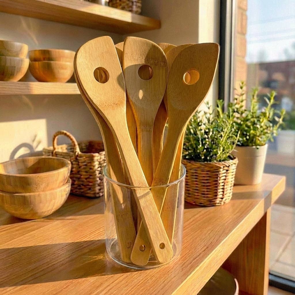 Bamboo Kitchen Utensils | Bridal Shower Lexi Hutchins & Kain Yates