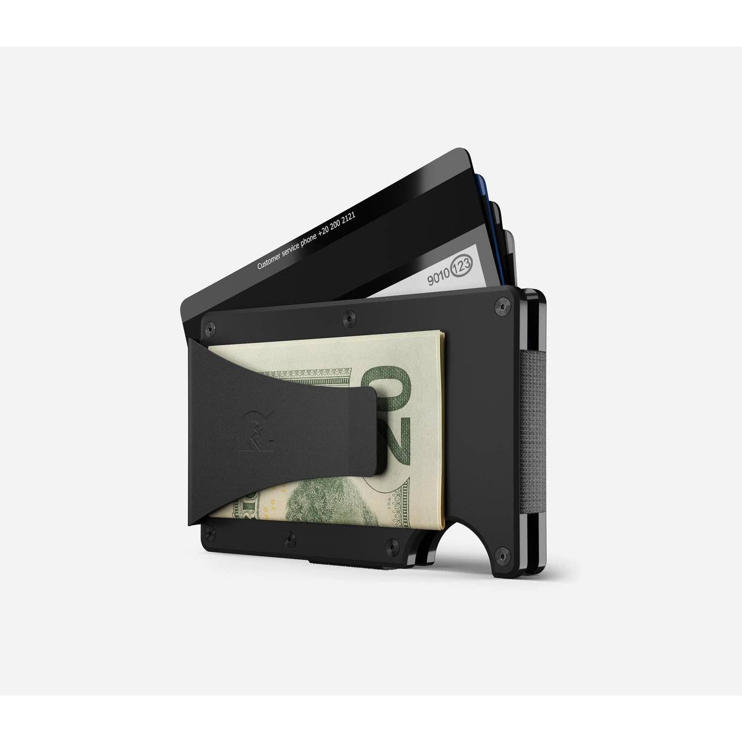 Ridge Wallet - Matte Black Titanium