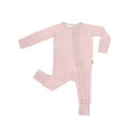 Convertible Zip PJ with Ruffles, Cottage Pink Gingham