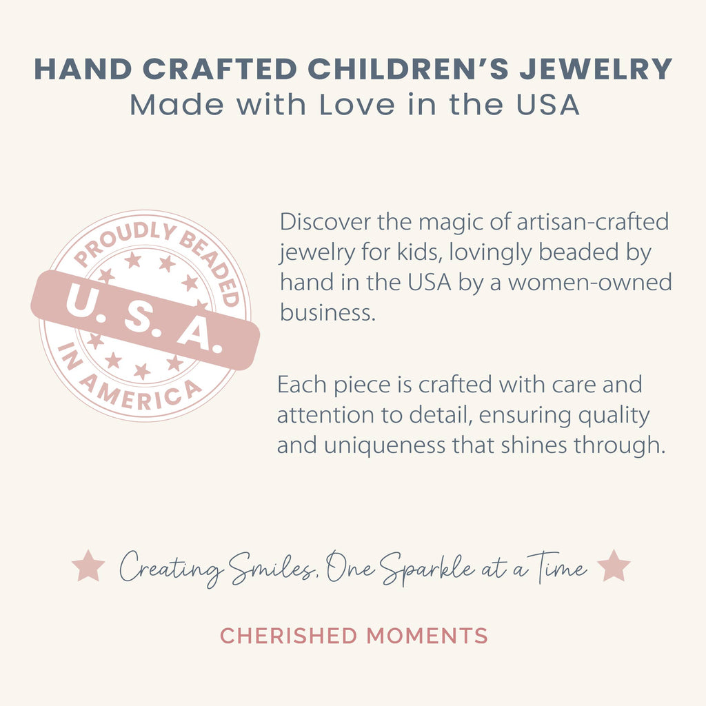 14K Gold-Plated Pink Pearl Baby Heart Bracelet Kids Jewelry
