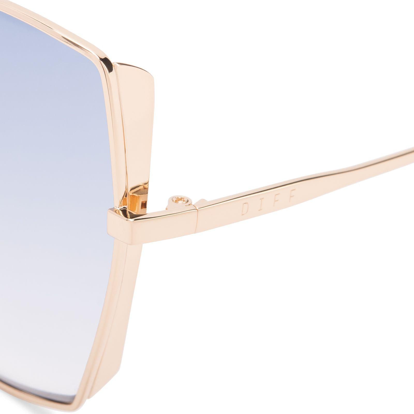 DIFF EYEWEAR Donna gold + pink gradient
