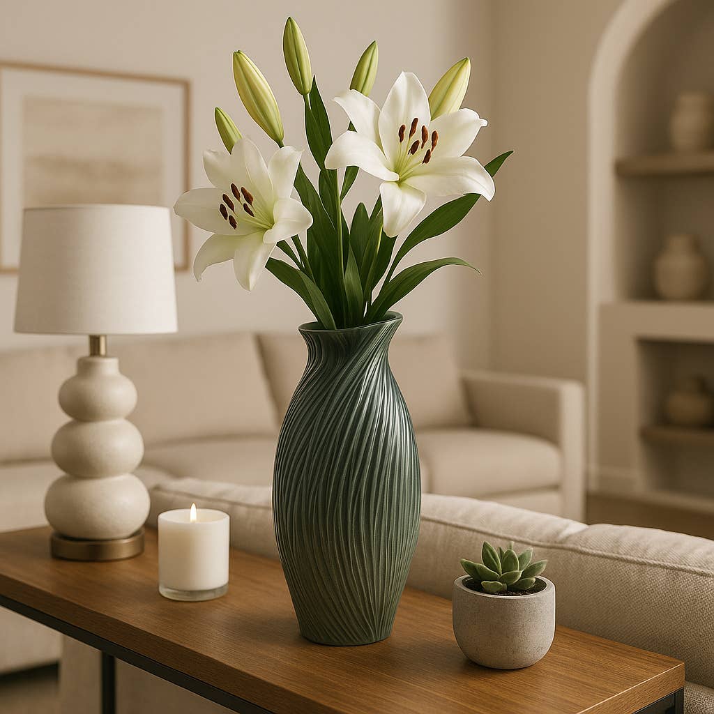 Rubpert Green Vase