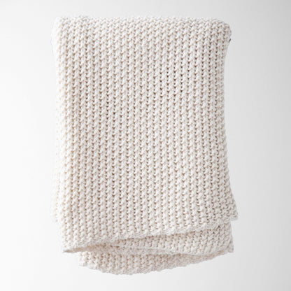 Chloe Cotton Chunky Knit Throw