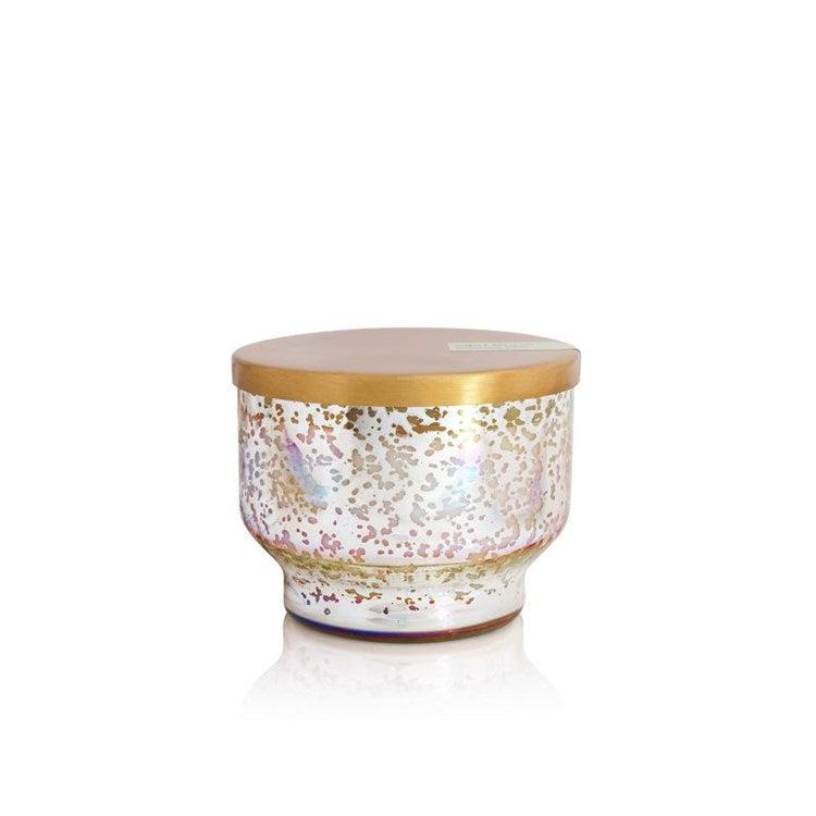 Honeydew Crush Inverted Mercury Iridescent Candle Jar, 10oz