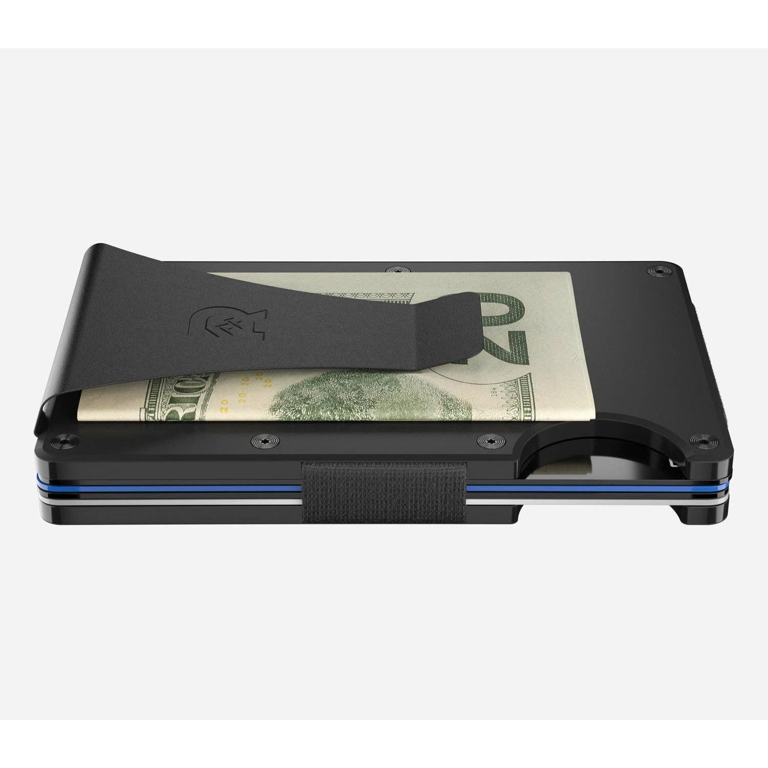Ridge Wallet - Matte Black Titanium