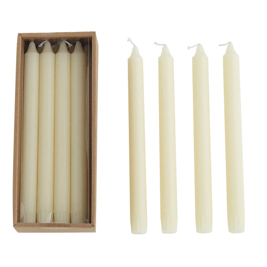 Unscented Taper Candles In Box | Bridal Shower Hannah Menefee & Kamden Lucas