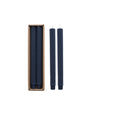Unscented Navy Hobnail Taper Candles, Set of 2 | Bridal Shower Kaitlyn Woodman & Trace Clark