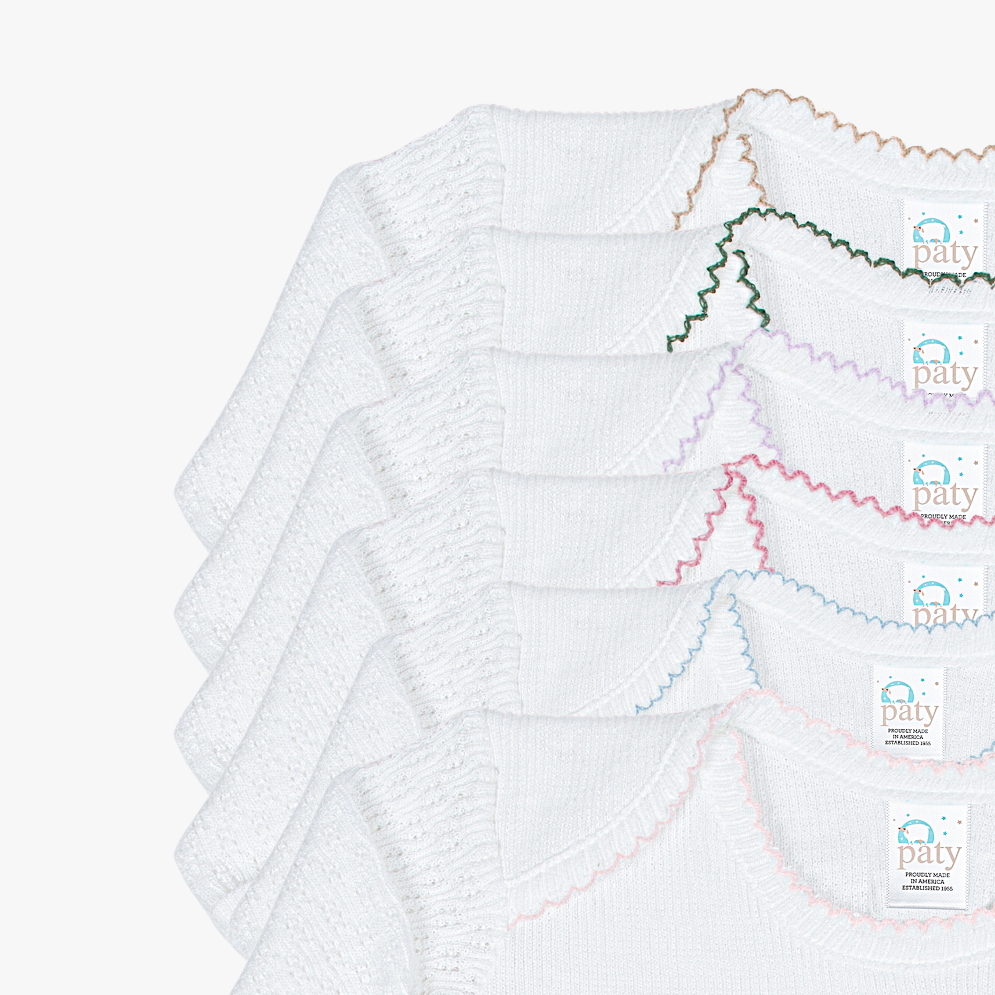 Paty Knit Overlap Shoulder Gown