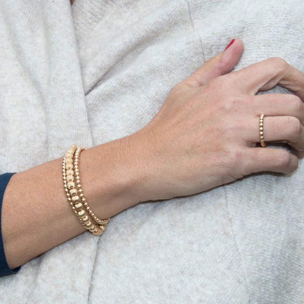 enewton classic gold 2mm bead ring