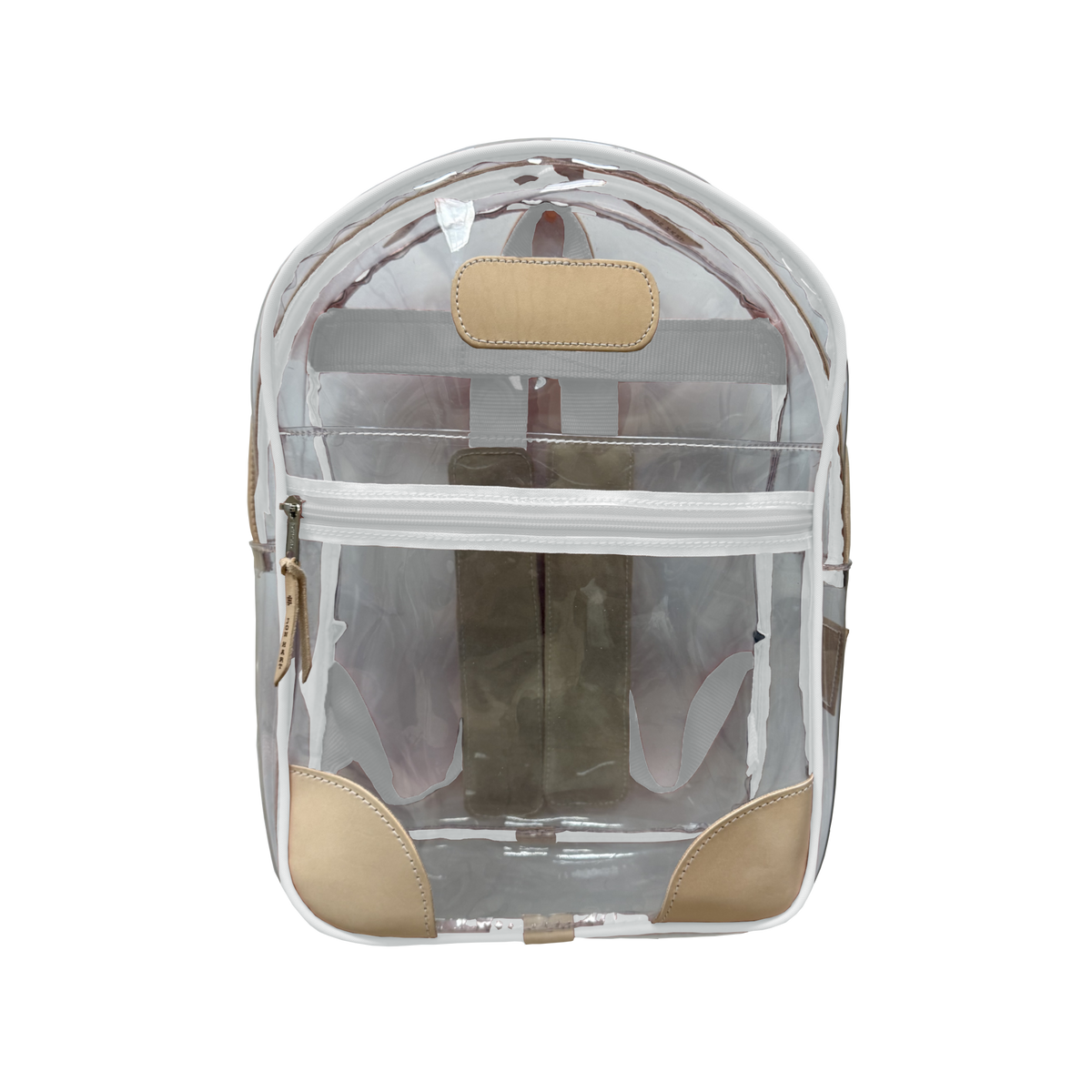 Jon Hart Design Clear Backpack - Black Webbing
