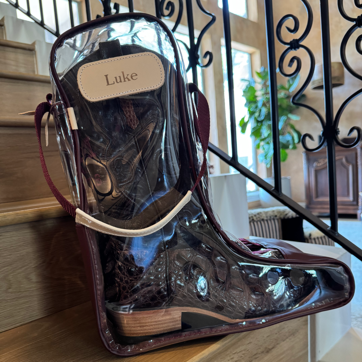 Jon Hart Design Clear Boot Bag