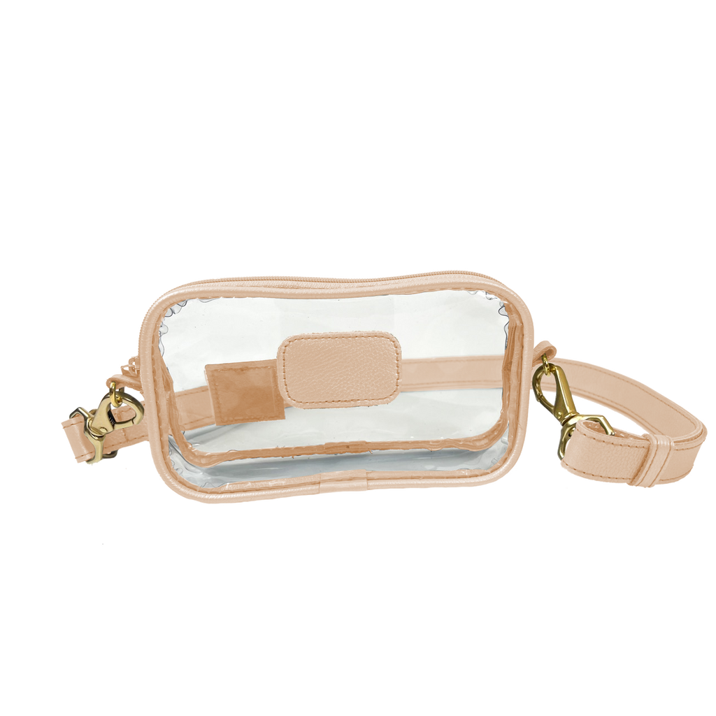 Jon Hart Design Clear Crosslet - Black Leather