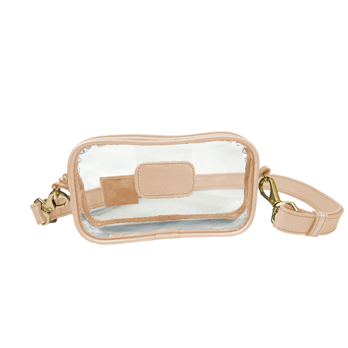 Jon Hart Design Clear Crosslet - Black Leather