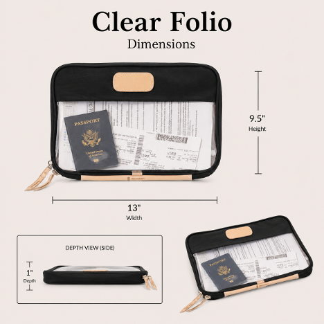 Jon Hart Design Clear Folio