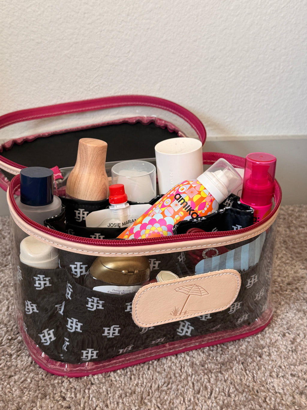 Jon Hart Design Clear Makeup Case