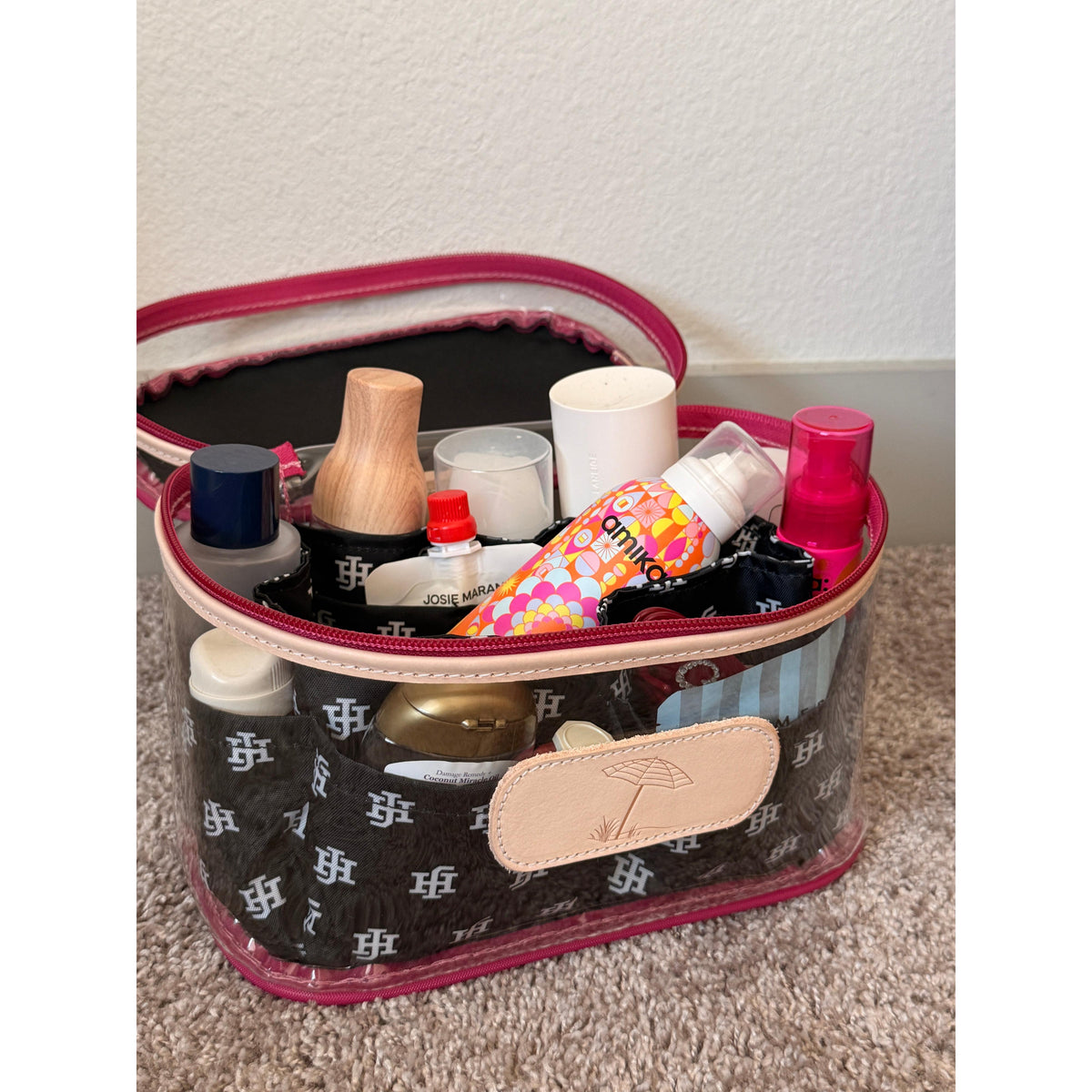 Jon Hart Design Clear Makeup Case