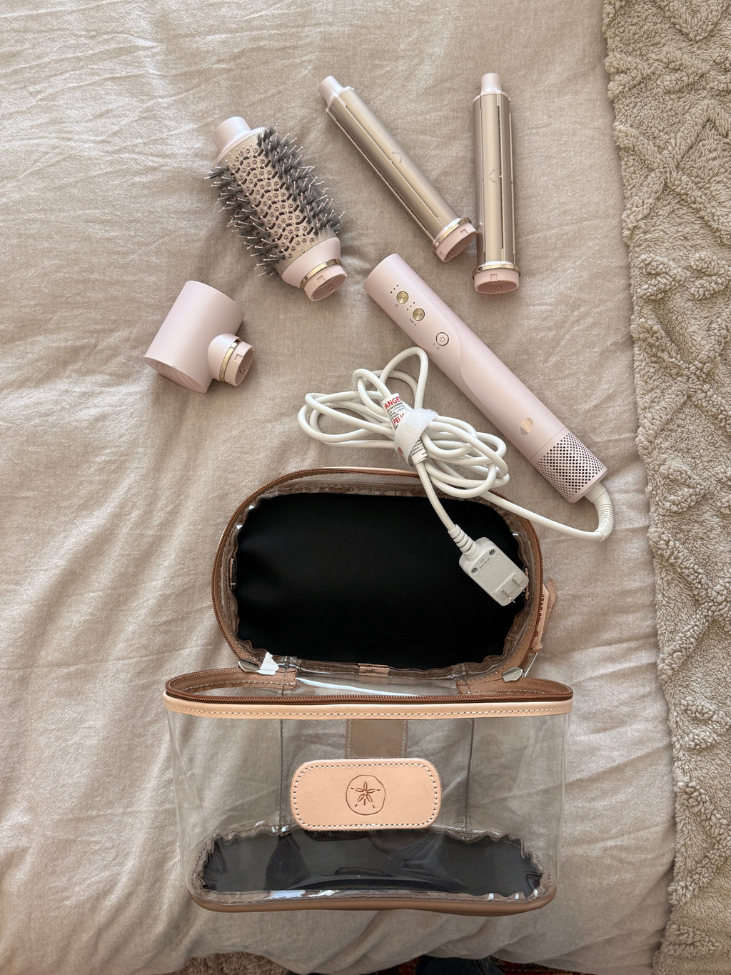 Jon Hart Design Clear Makeup Case