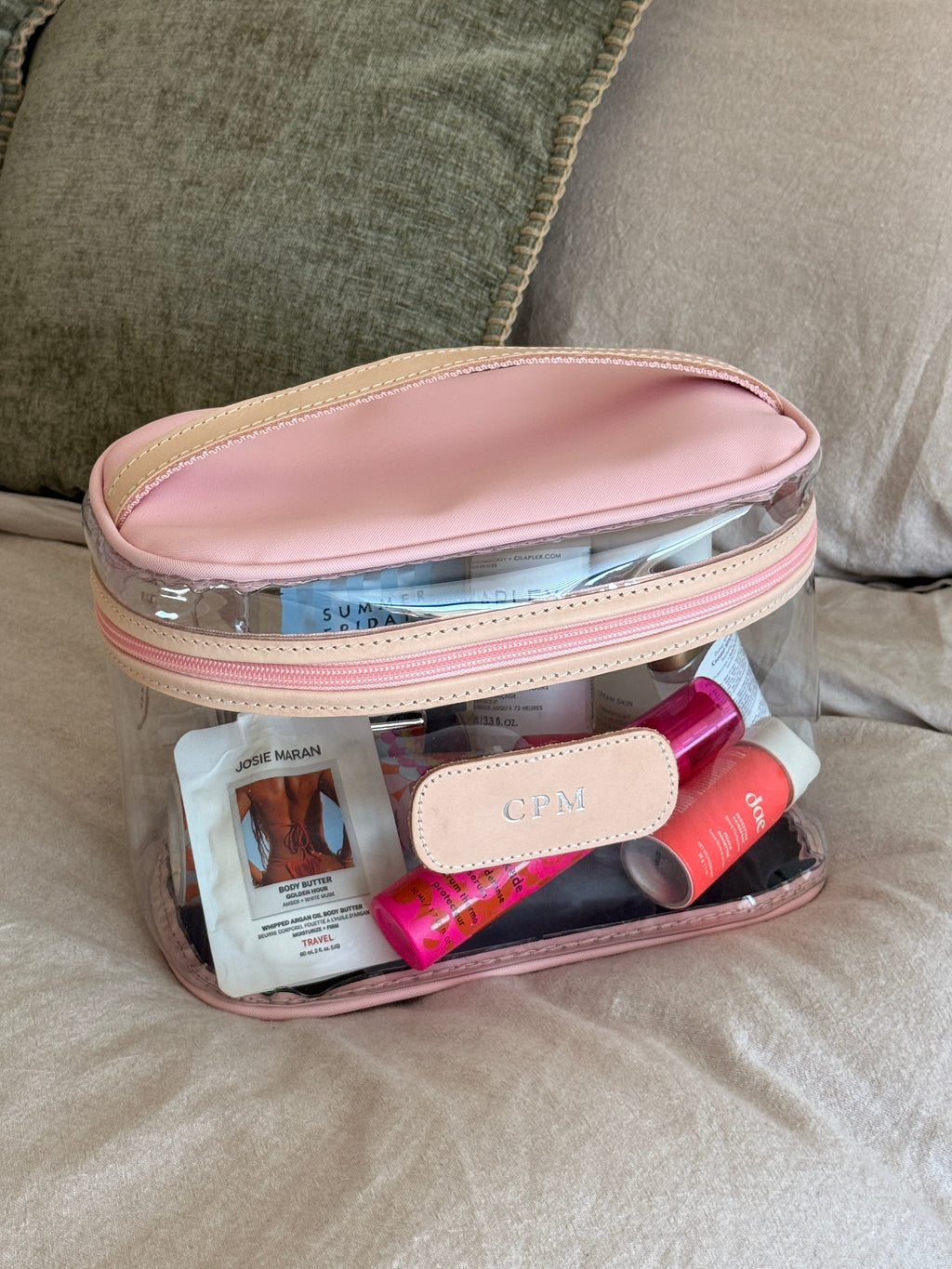 Jon Hart Design Clear Makeup Case
